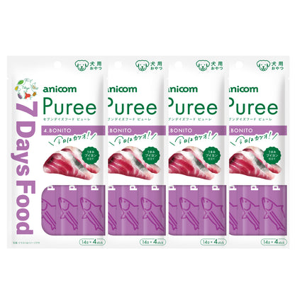 【予約商品】7Days Food Puree (セブンデイズフードピューレ) カツオ×4袋セット