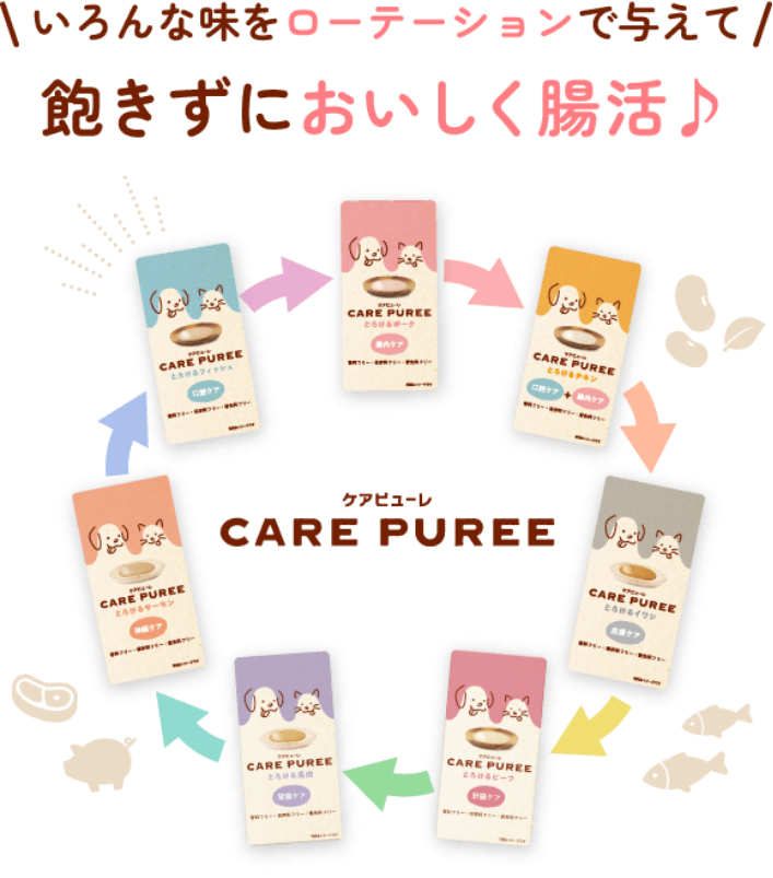 いろんな味をローテーションで与えて 飽きずにおいしく腸活♪