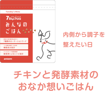 チキンと発酵素材のおなか想いごはん