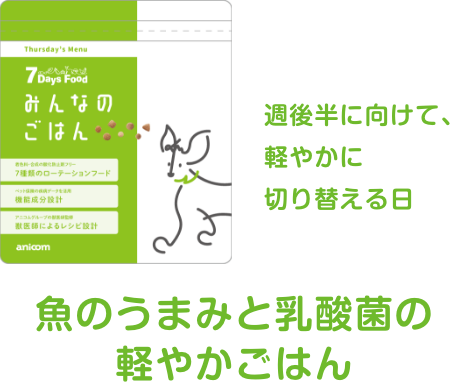 魚のうまみと乳酸菌の軽やかごはん